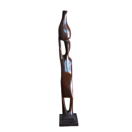 Wooden curving sculpture women n:1 (handmade)